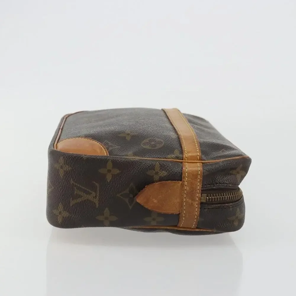 Louis Vuitton Monogram Compiegne 28 Clutch Bag Brown